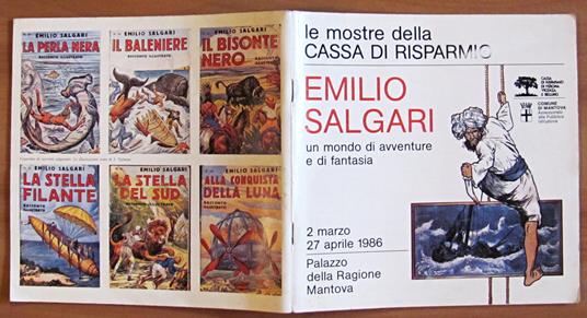 Le Mostre della Cassa di Risparmio EMILIO SALGARI Un mondo di avventure e di fantasia, 1986 - copertina
