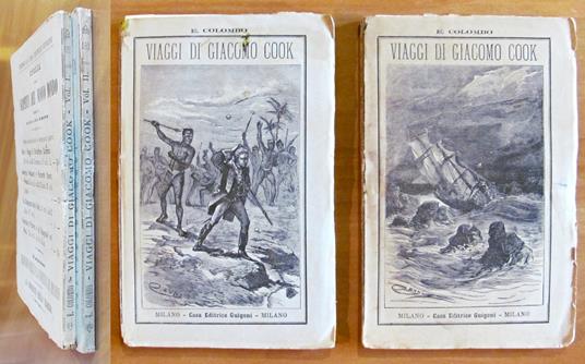 VIAGGI DI GIACOMO COOK, 1881 in 2 Volumi - Completo - Ezio Colombo - copertina