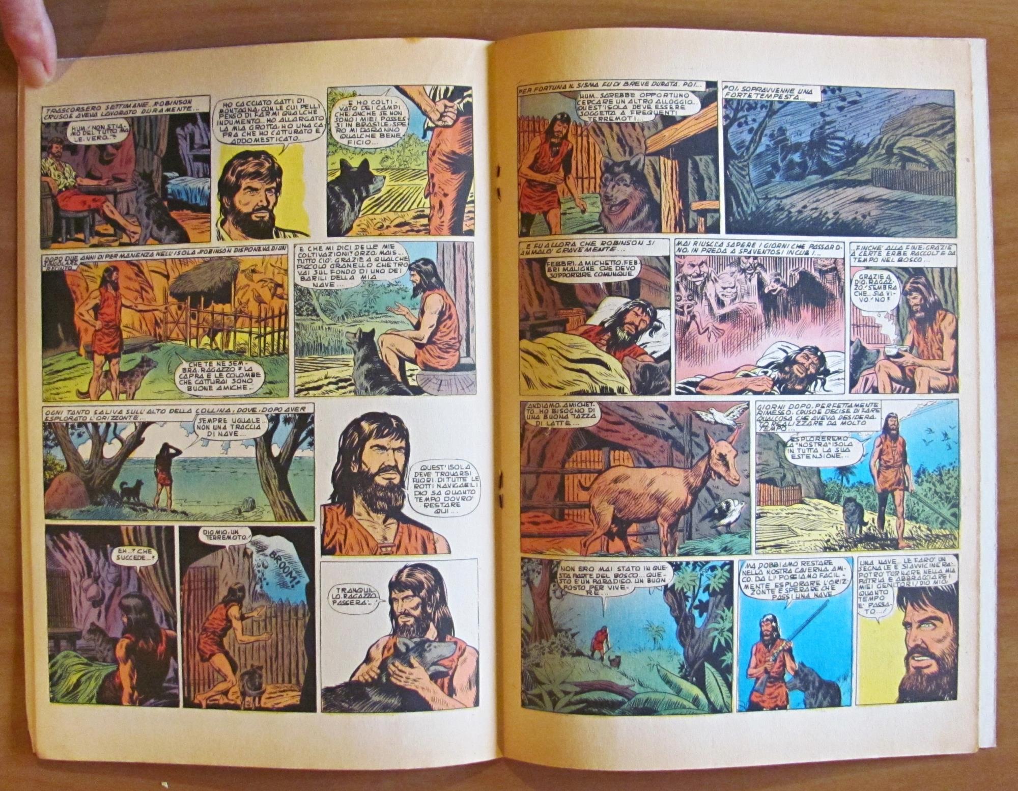 ROBINSON CRUSOE - Romanzi Celebri Illustrati per Tutti, 1980