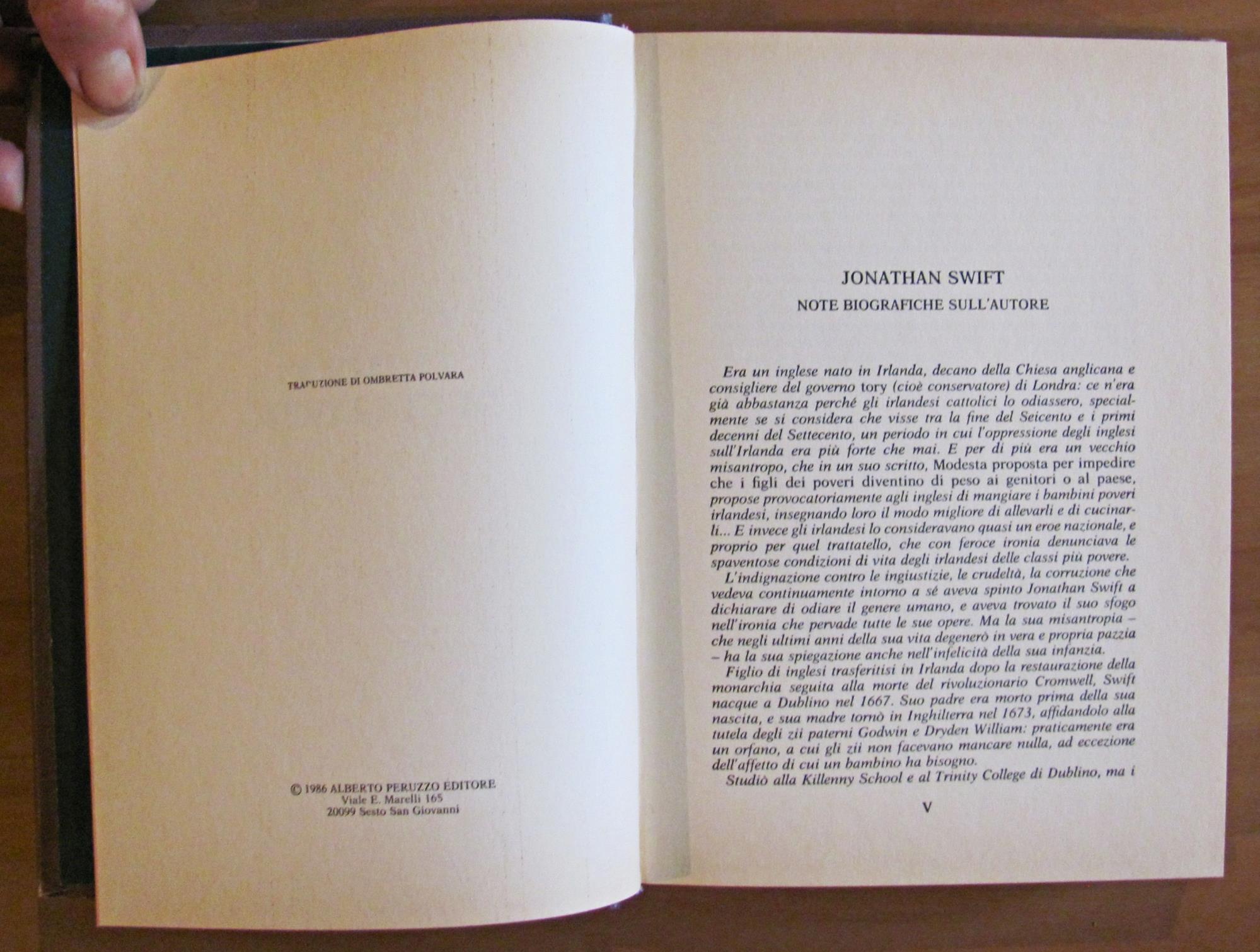 I VIAGGI DI GULLIVER - Coll. I Giovani Bibliofili, 1989