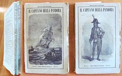 IL CAPITANO DELLA PANDORA - 2 Volumi, Completo, 1887 - Thomas M. Reid - copertina
