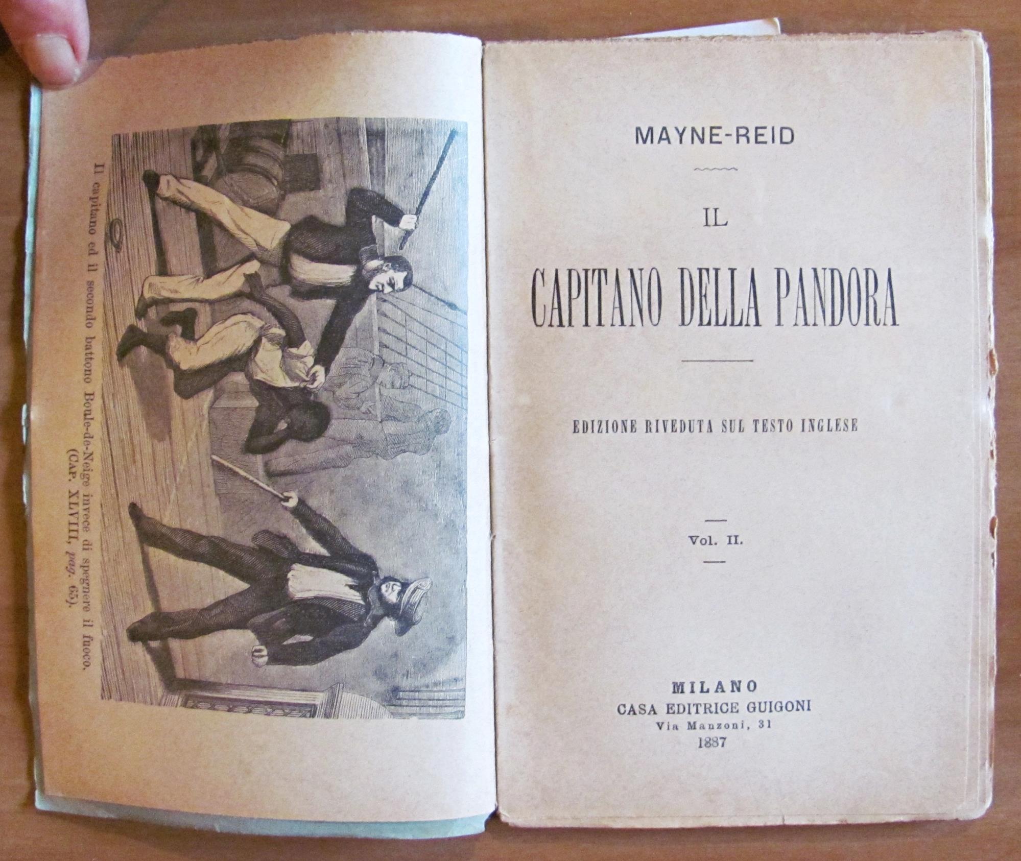 IL CAPITANO DELLA PANDORA - 2 Volumi, Completo, 1887