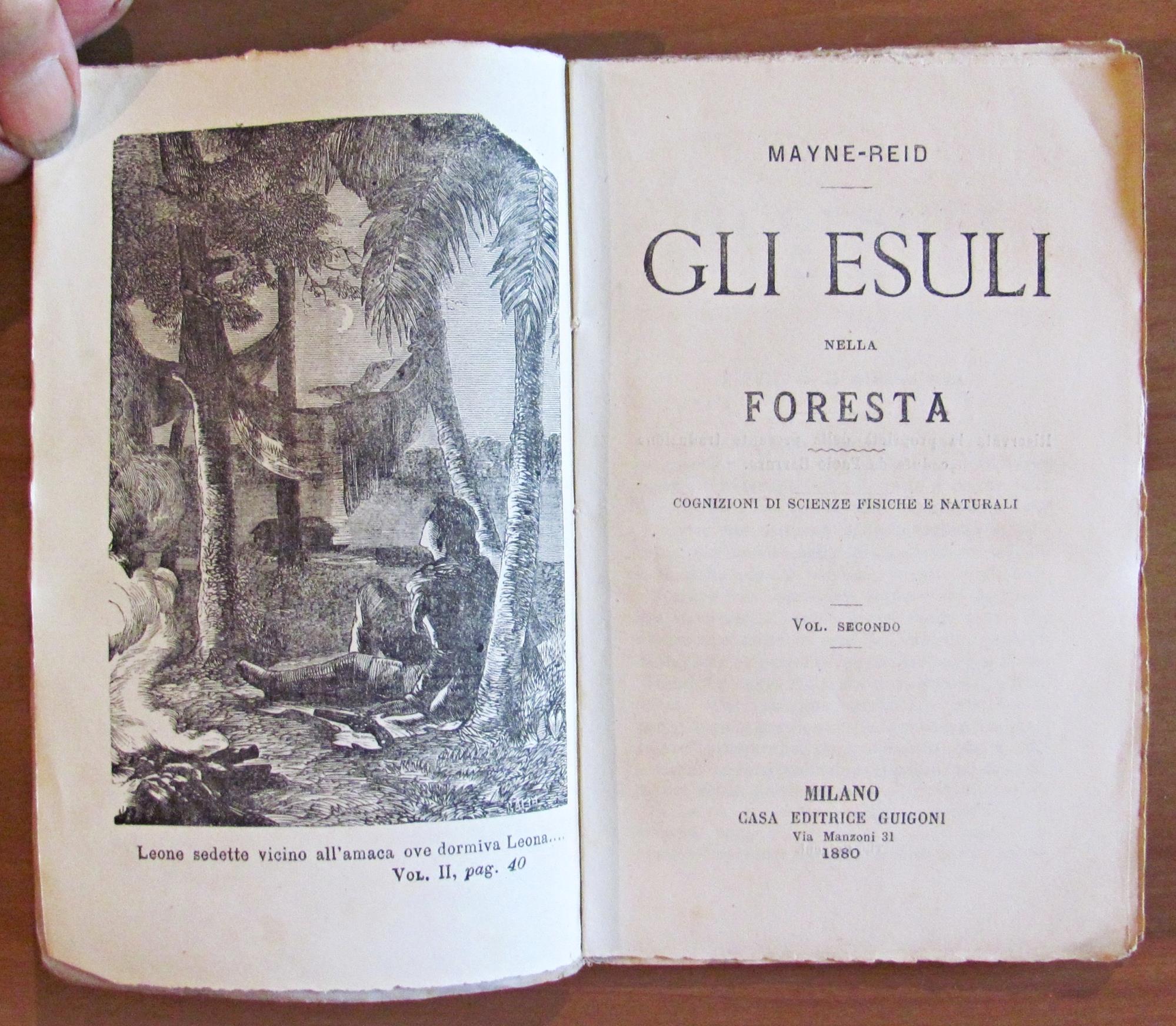 GLI ESULI NELLA FORESTA - 2 Volumi, Completo, 1880