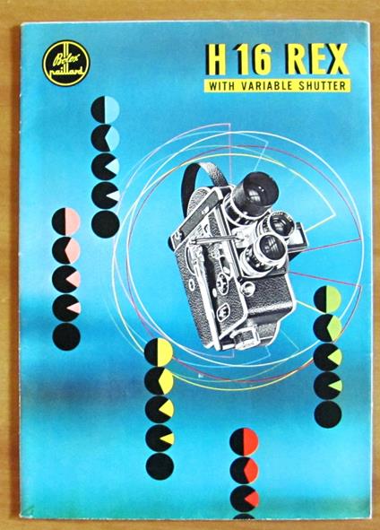 Brochure H16 REX with variable shutter - BOLEX - copertina