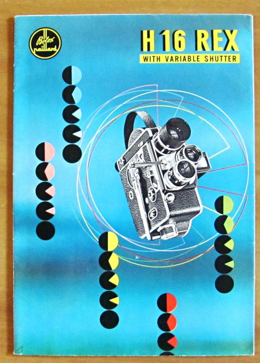 Brochure H16 REX with variable shutter - BOLEX - copertina