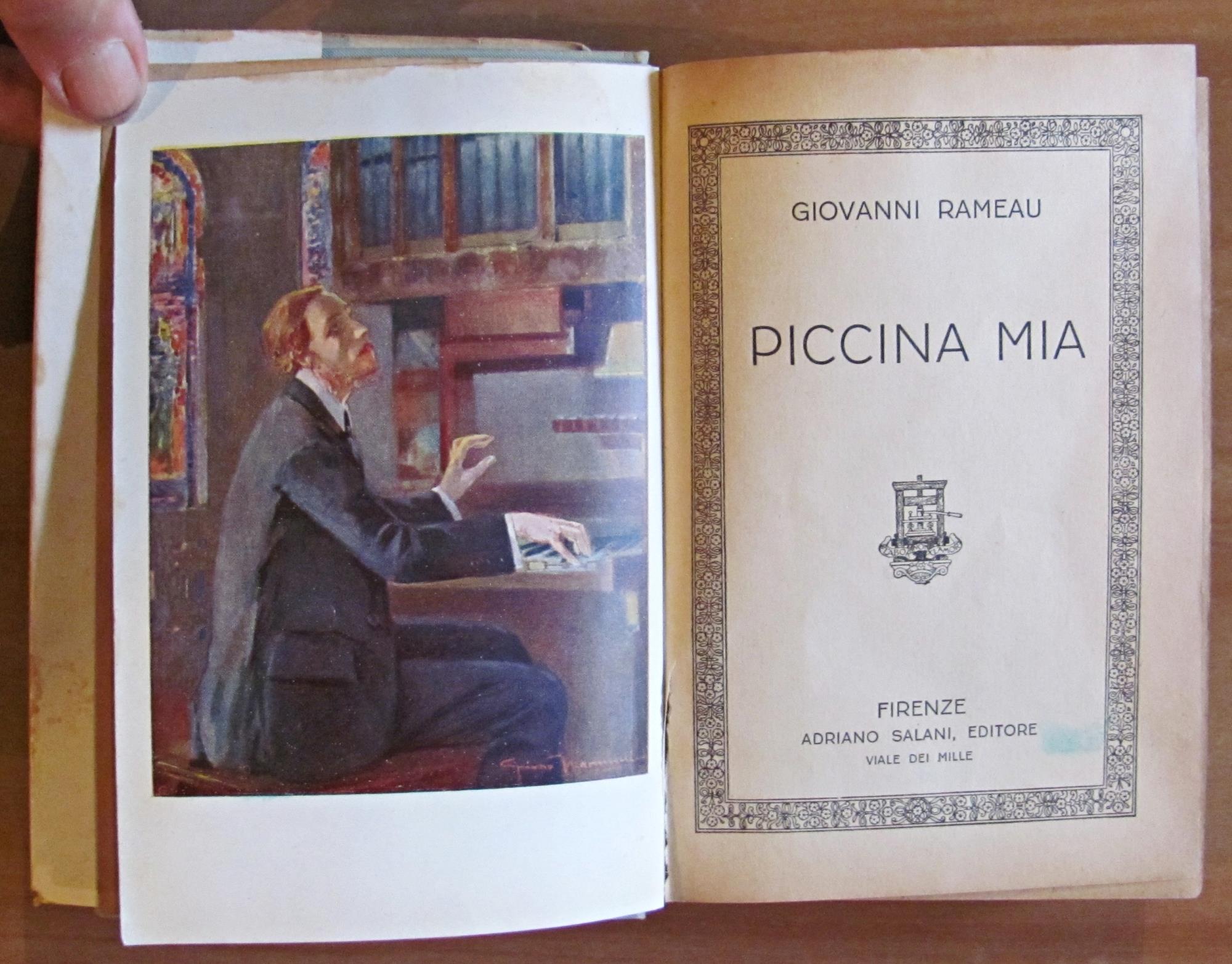 PICCINA MIA - Coll. Biblioteca delle Signorine, I ed. 1928