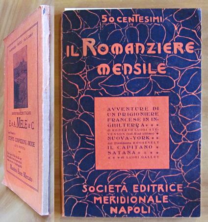 Il Romanziere Mensile N.9, 1904 - copertina