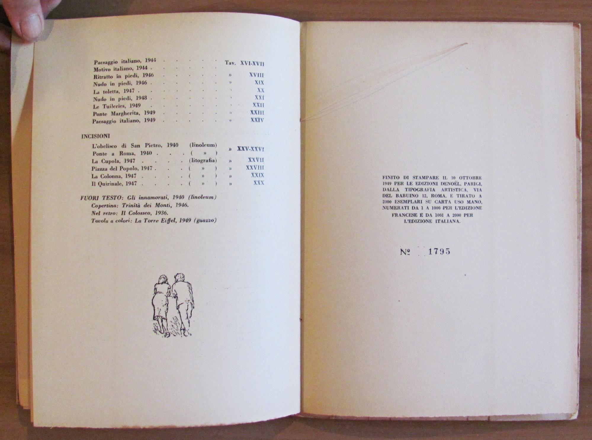 ORFEO TAMBURI - Collezione dell'obelisco, 1949 - Tiratura Limitata