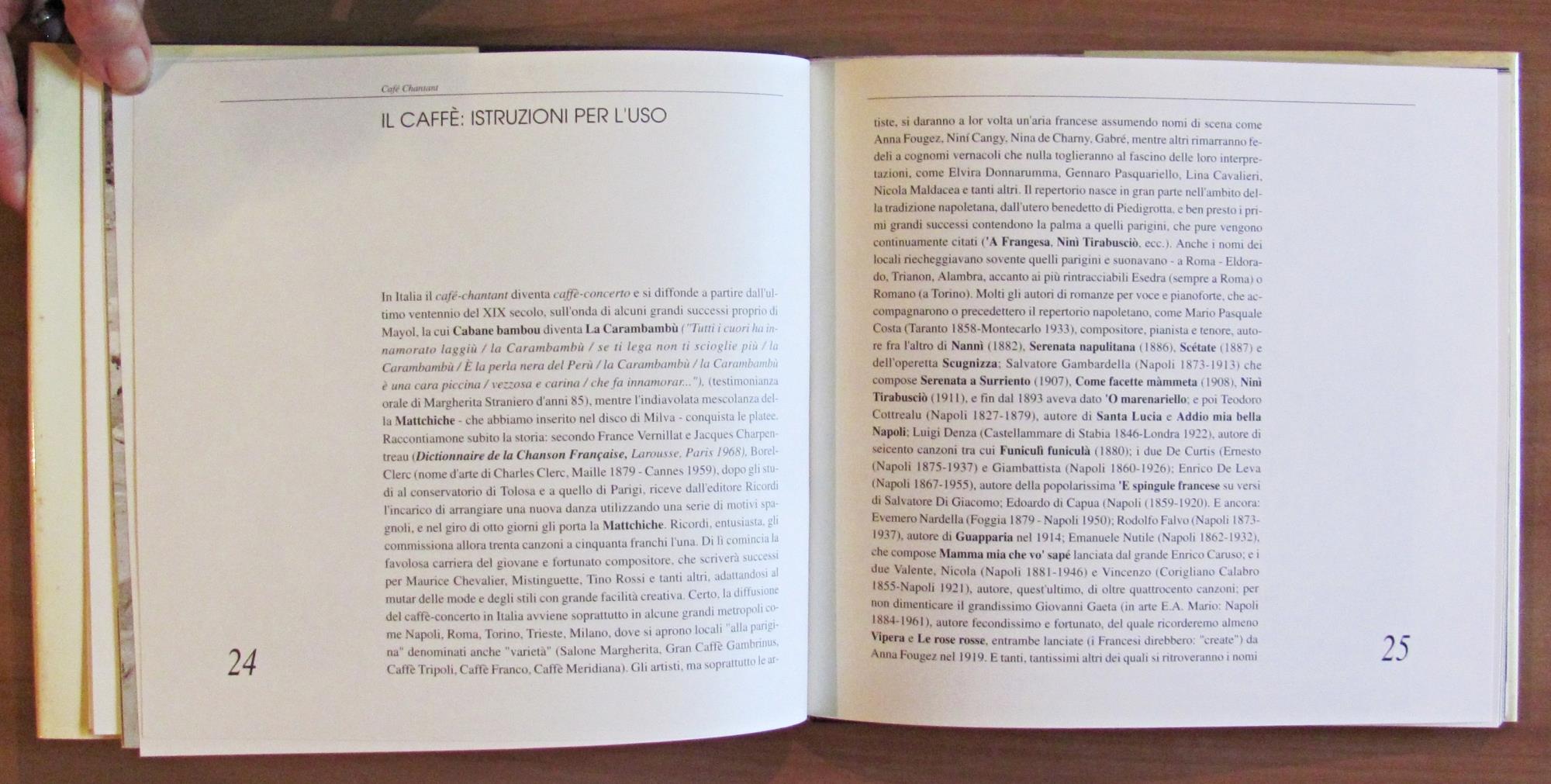 CAFE' CHANTANT - Arte, Musica e altro ancora nella tradizione del caffè