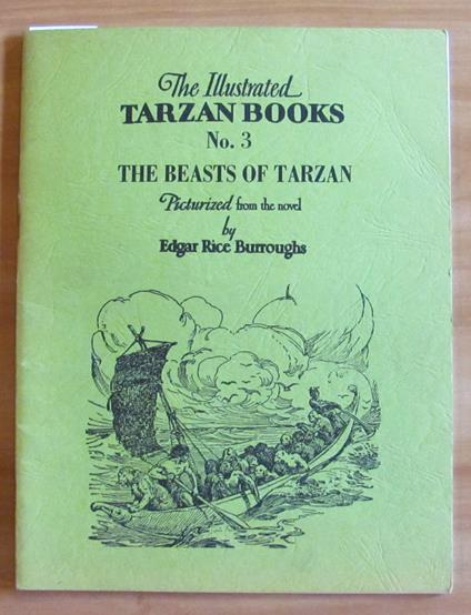 THE ILLUSTRATED TARZAN BOOKS N.3 - The beasts of Tarzan in Italiano - Edgar Rice Burroughs - copertina