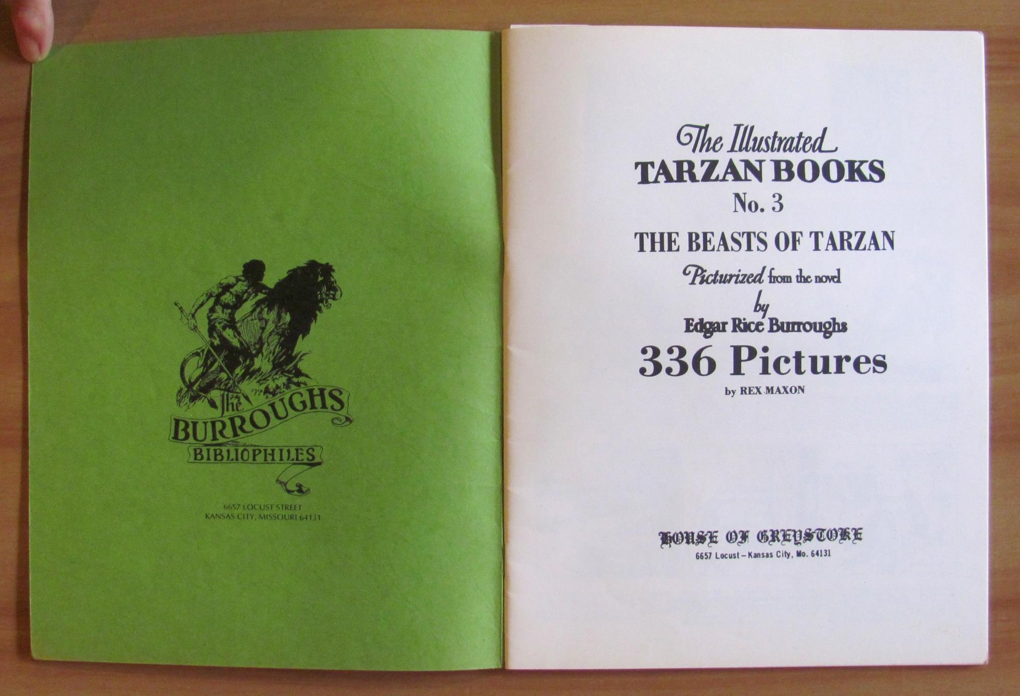 THE ILLUSTRATED TARZAN BOOKS N.3 - The beasts of Tarzan in Italiano