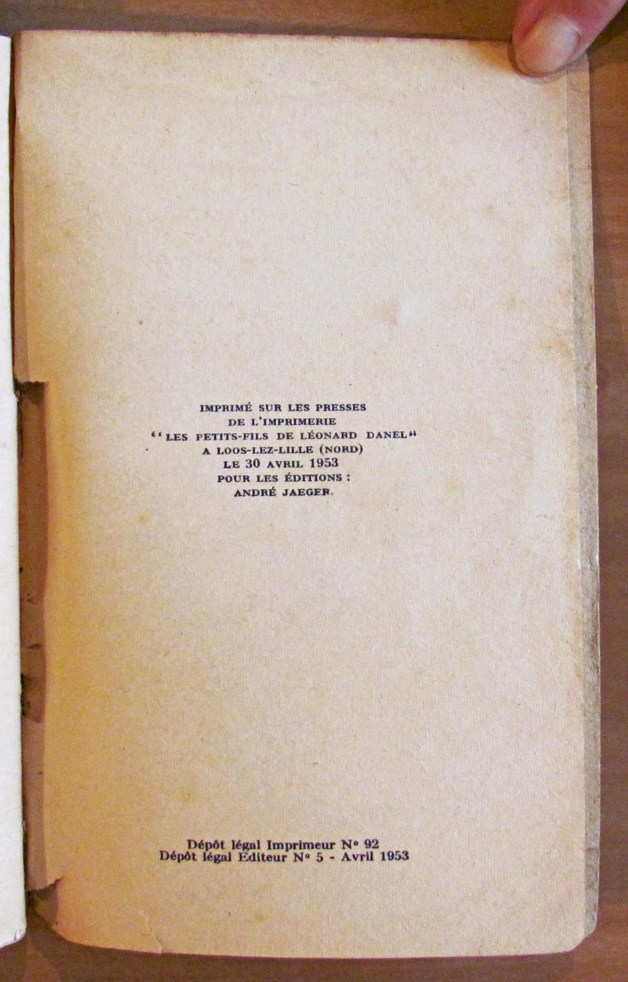 LE MYSTERE DE L'EVEREST - Les Grandes Aventure du Nyctalope, 1953