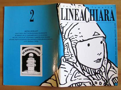 LINEA CHIARA N.2 - Idee sul Fumetto, 1989 cop. MOEBIUS - copertina