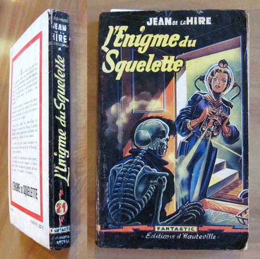 L' ENIGME DU SQUELETTE - Collana FANTASTIC, 1955 - Jean De La Hire - copertina