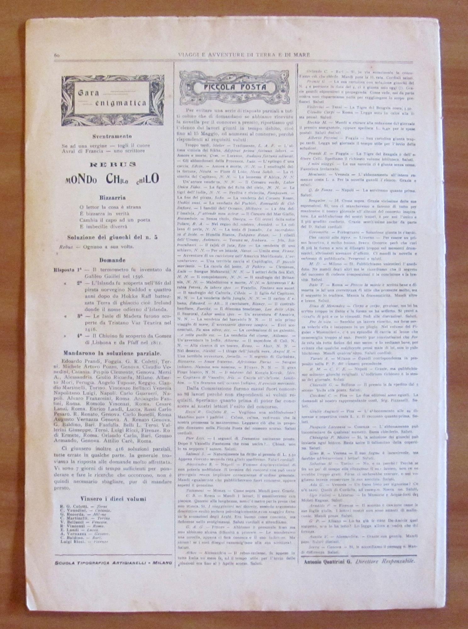 Viaggi e Avventure di Terra e di Mare - Circumnavigazione di S.A.R. Duca Abruzzi, 1904