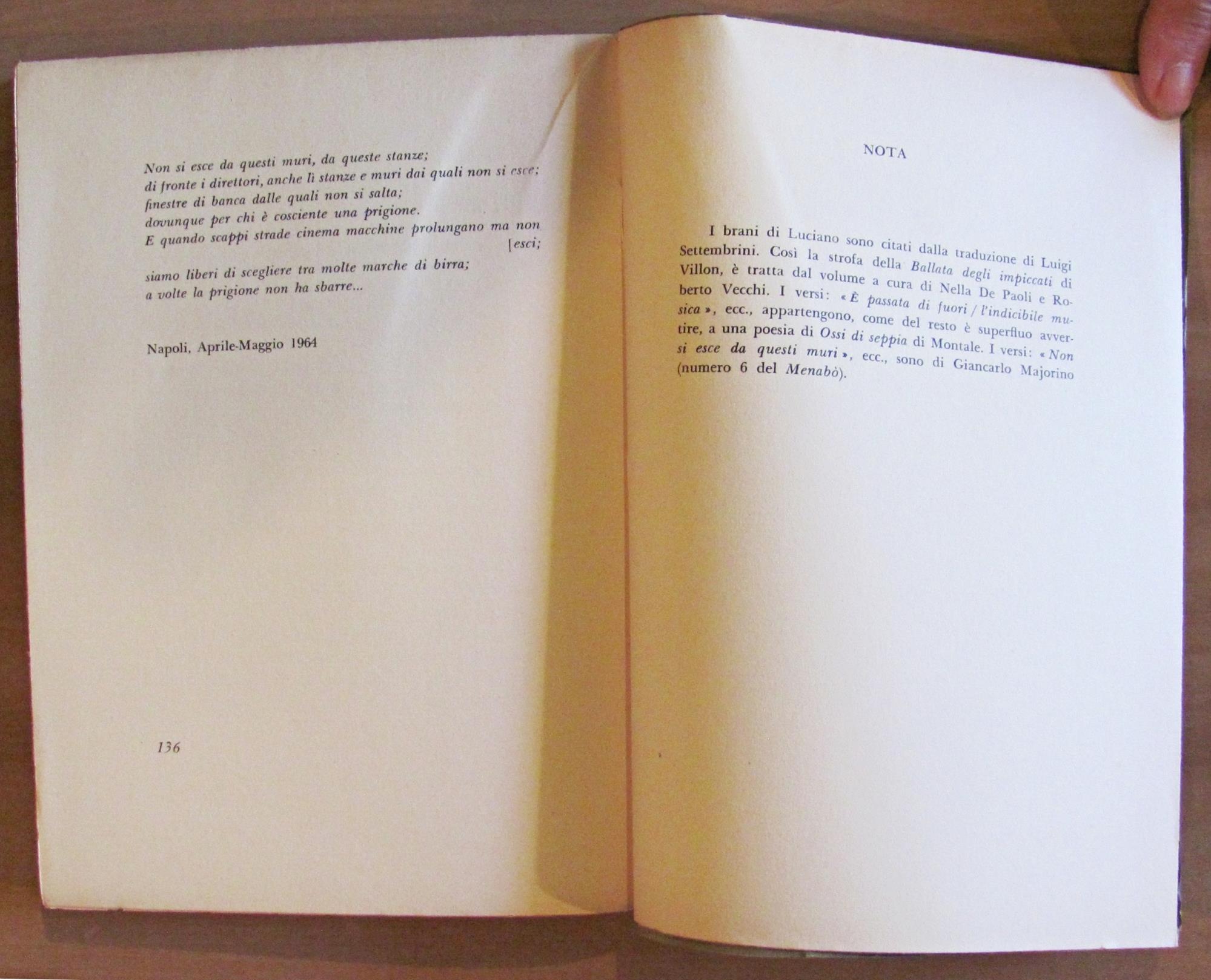 COMMENTO ALLA VITA DI PINOCCHIO, 1966 - Intonso