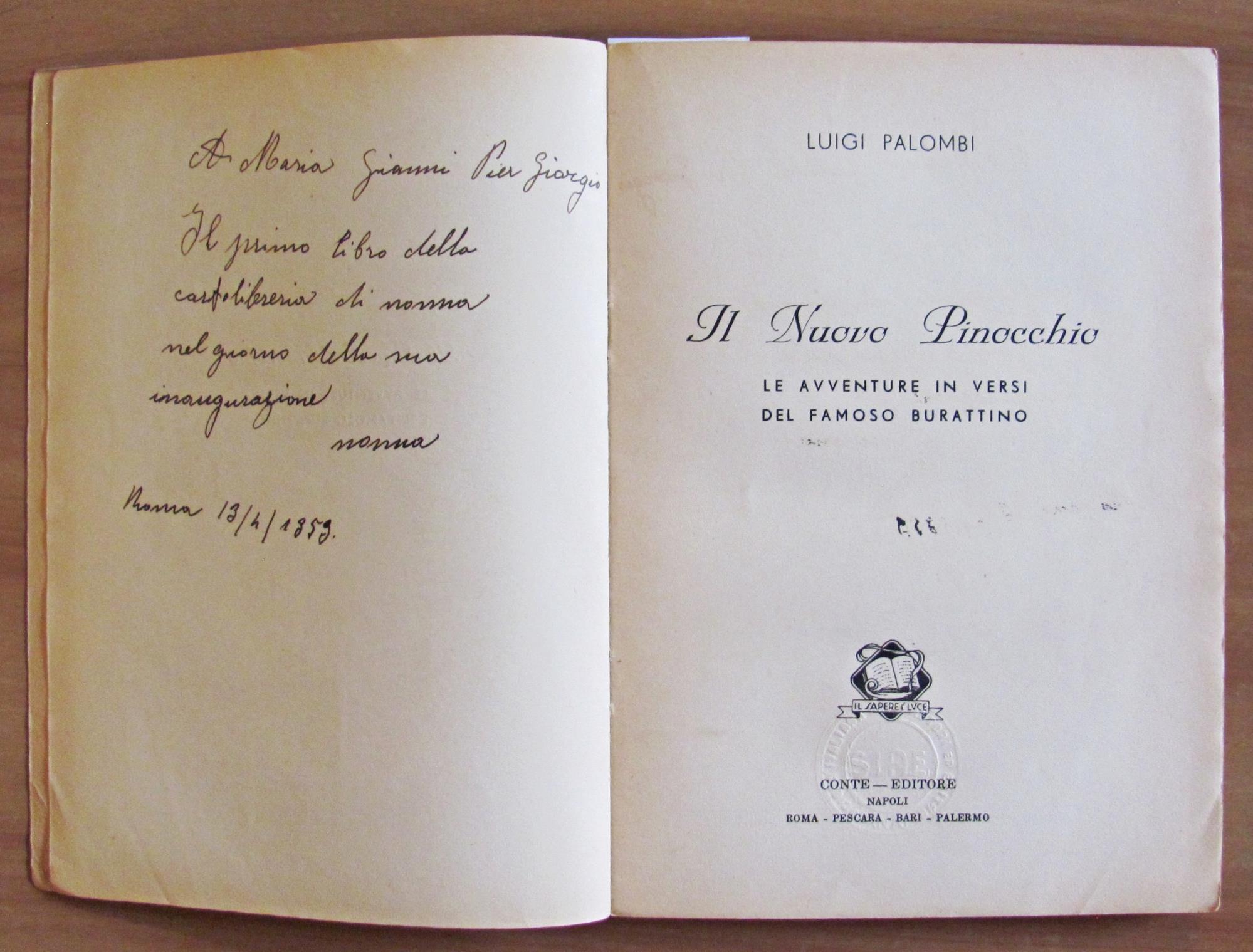 IL NUOVO PINOCCHIO - Le avventure in versi del famoso burattino - ill. TOTA