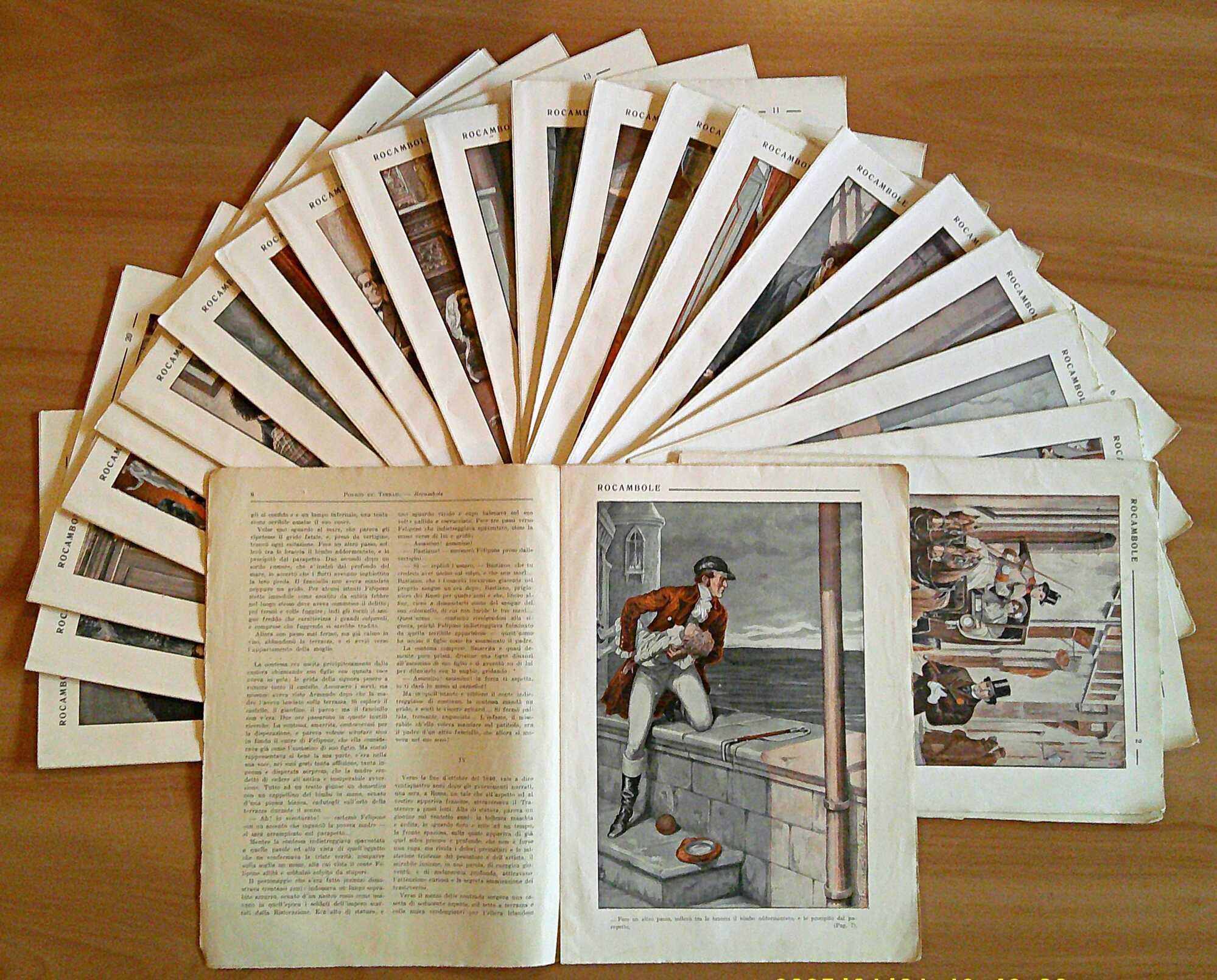 LE GESTA DI ROCAMBOLE - 44 Fascicoli Sciolti