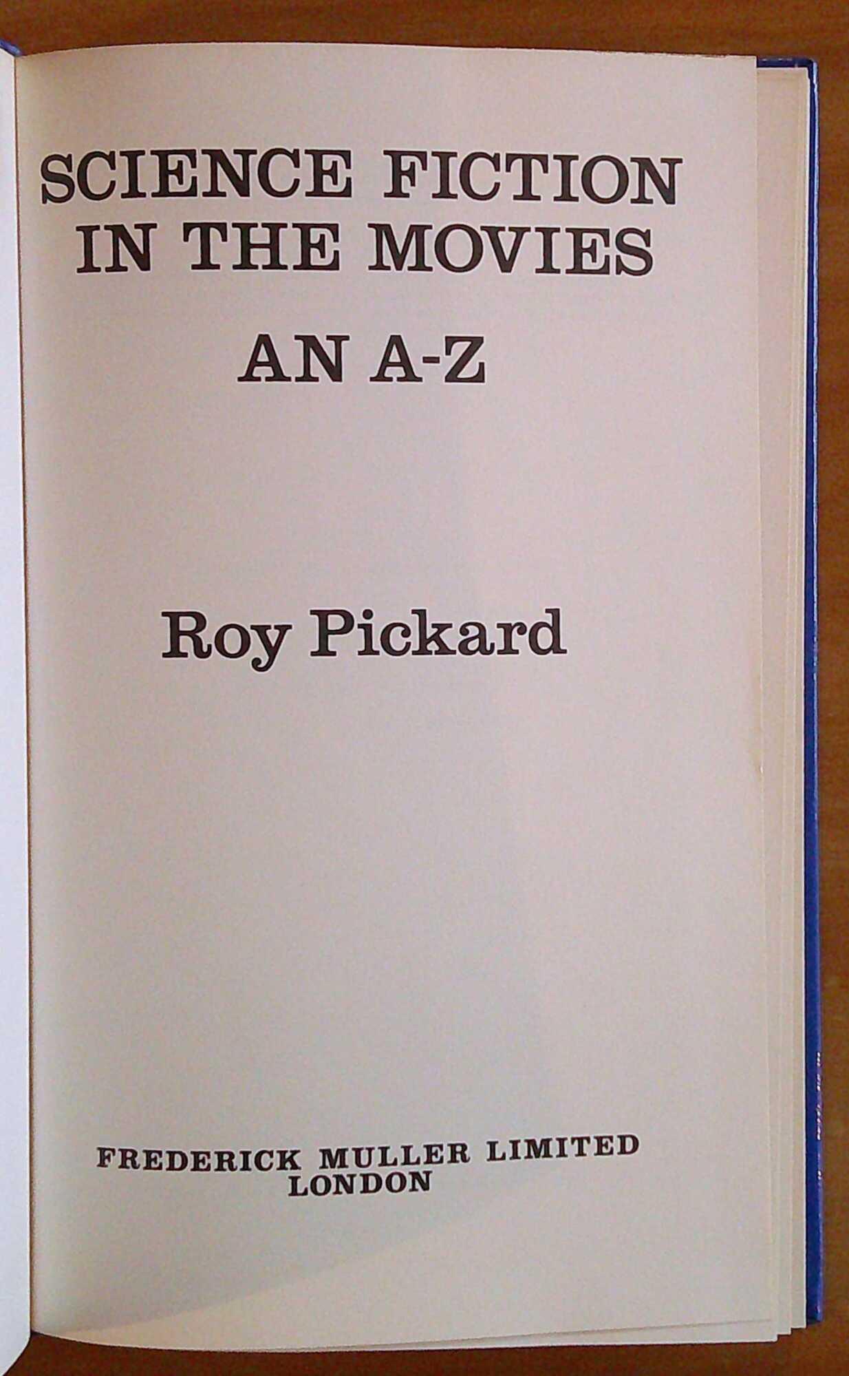Science Fiction In The Movies An A-Z, 1978