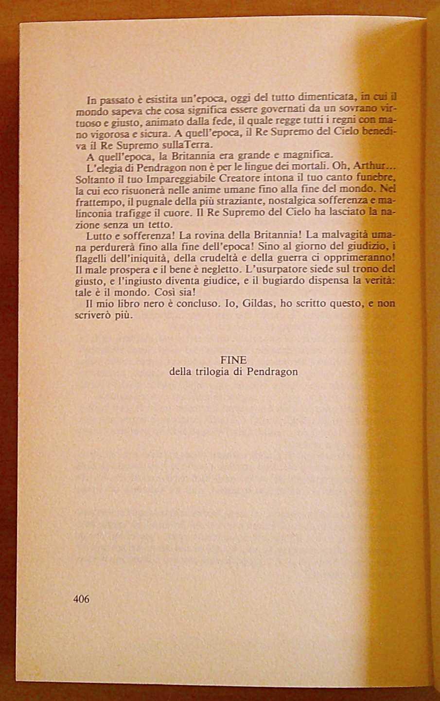 ARTHUR - UN RE NELLA LEGGENDA - Collana di Narrativa Nord, I ed. 1992