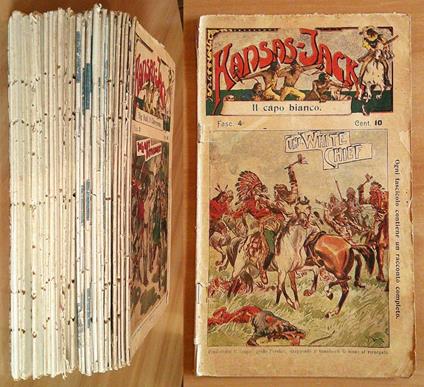KANSAS JACK, 1909 - 40 Fascicoli - COMPLETO - copertina