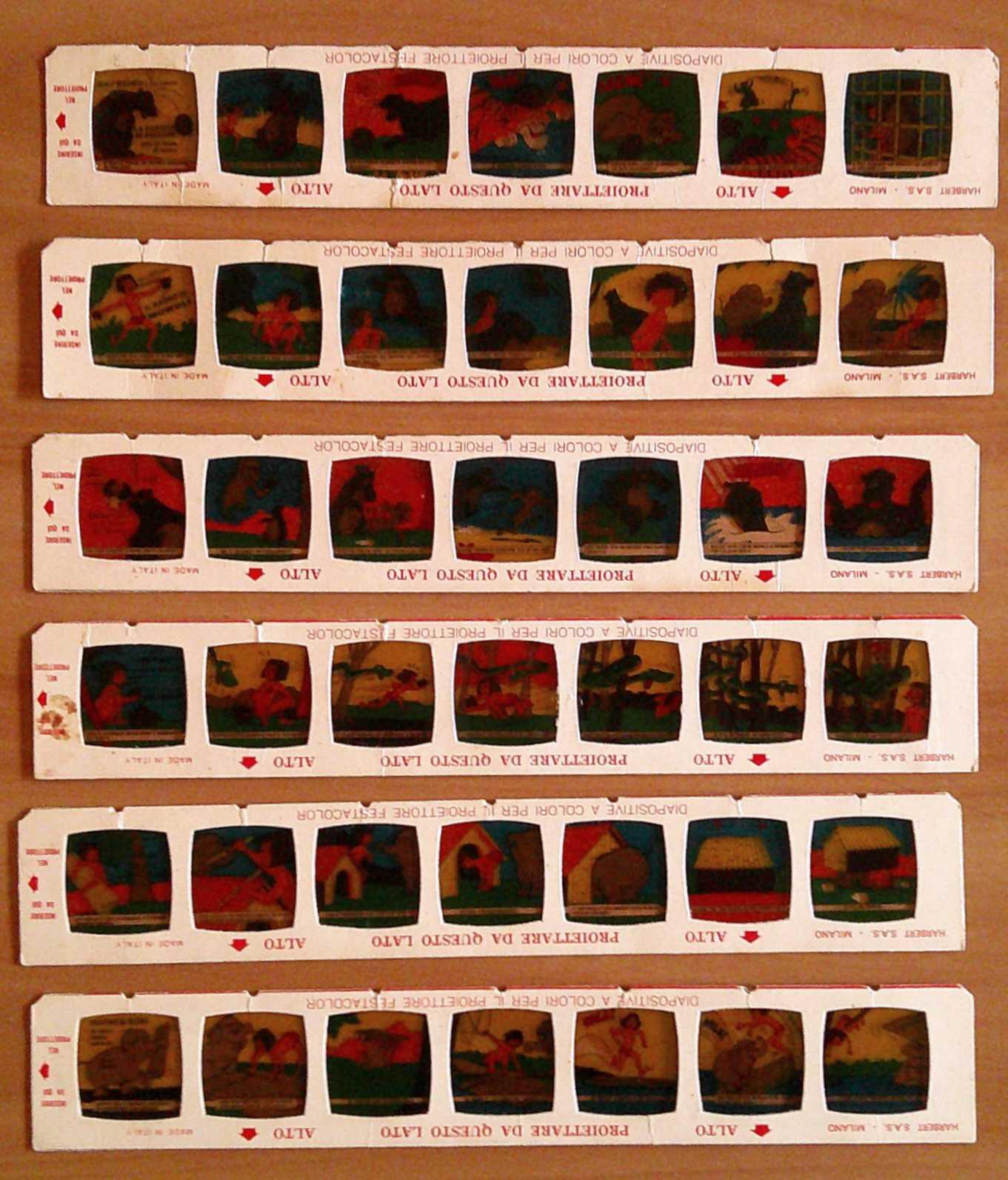 IL LIBRO DELLA GIUNGLA - Diapositive a colori Festacolor, 1968