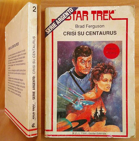STAR TREK Serie Argento - CRISI SU CENTAURUS, I ed. 1990 - copertina