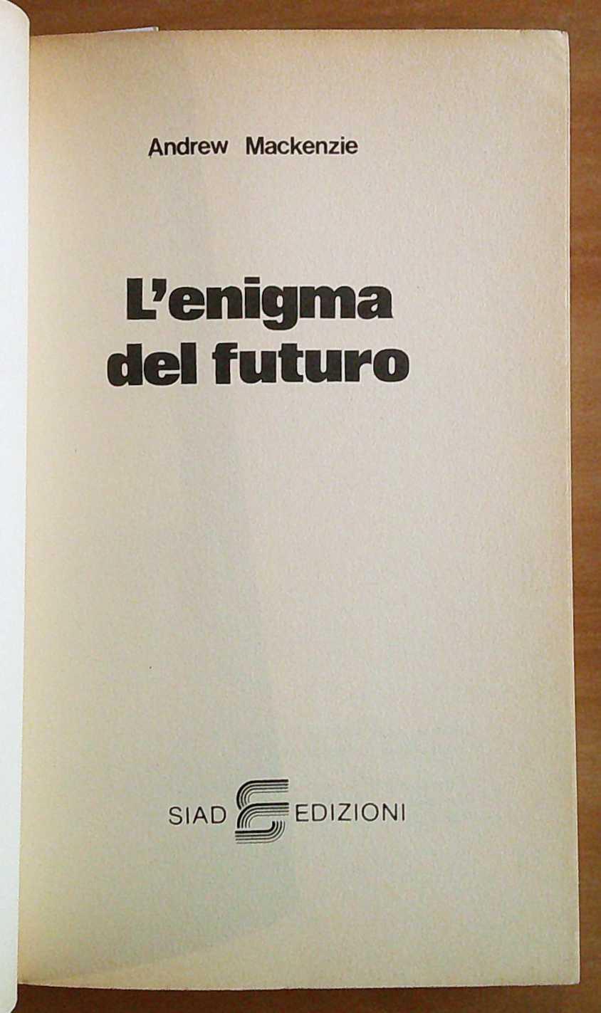L' ENIGMA DEL FUTURO - Collana Nuovi Mondi, 1978