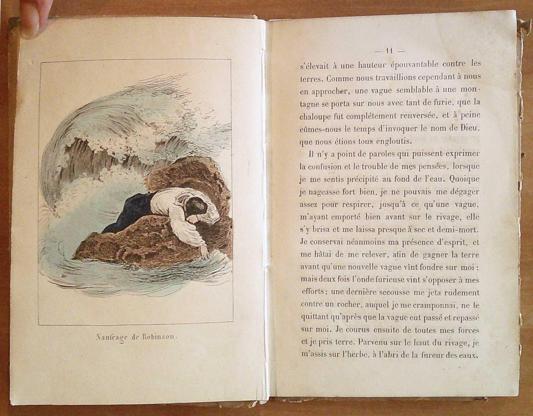 ROBINSON CRUSOE - Coll. Lectures Illustrées, fine '800