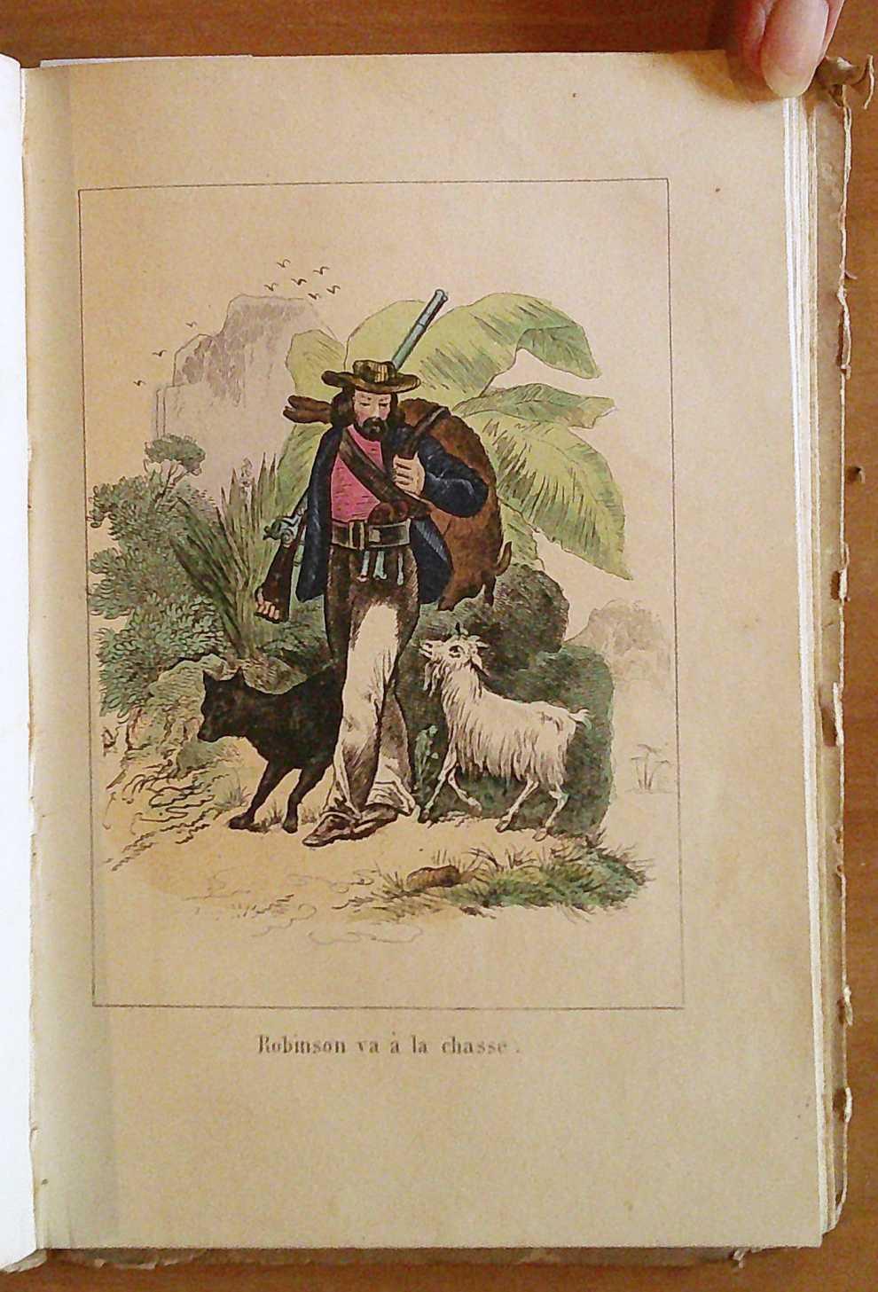 ROBINSON CRUSOE - Coll. Lectures Illustrées, fine '800