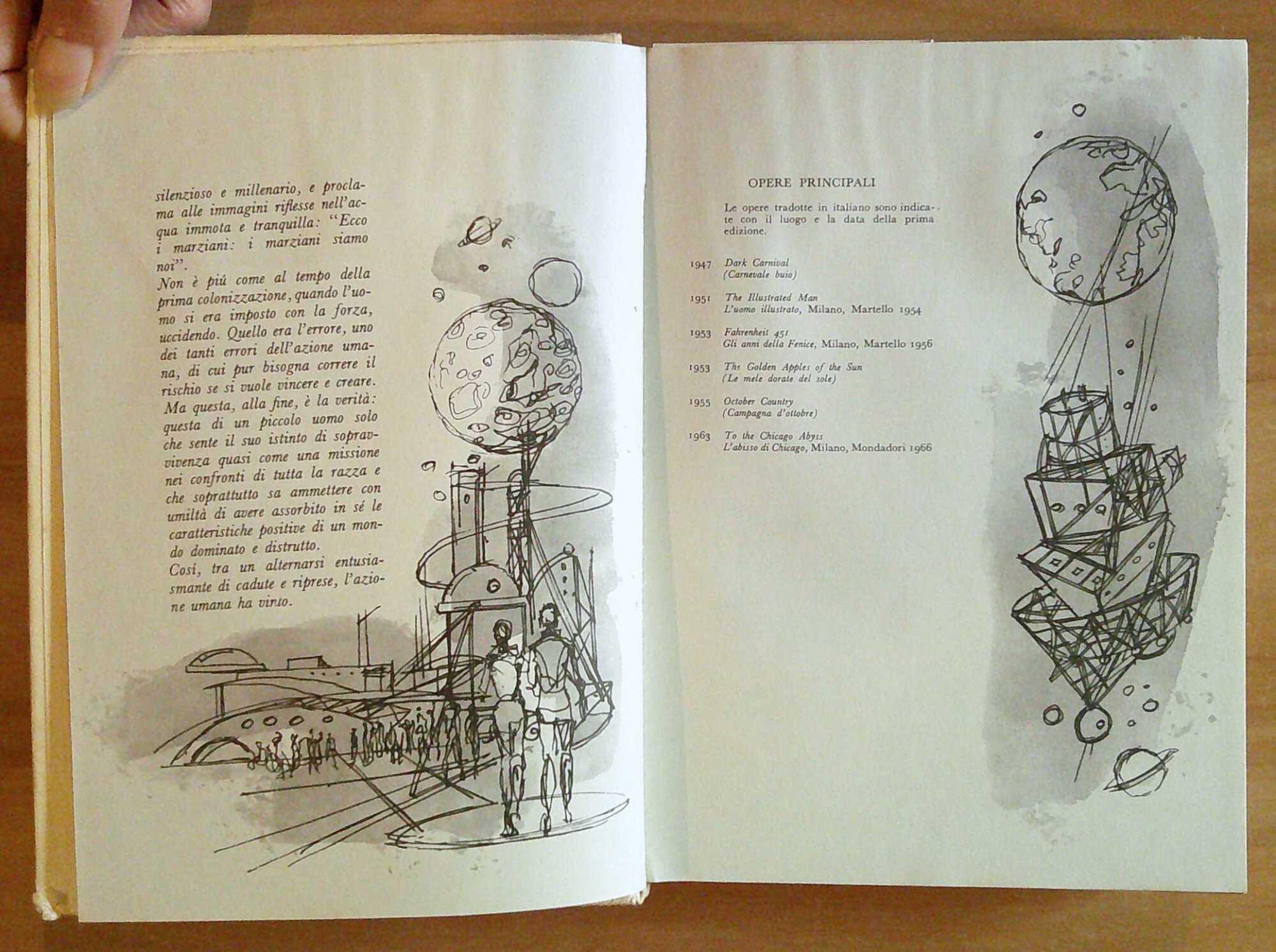 CRONACHE MARZIANE, I ed. 1971 - ill. Karel THOLE