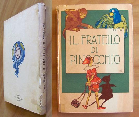 IL FRATELLO DI PINOCCHIO, anni 20 - ill. CRI (Carlo Romanelli) - copertina