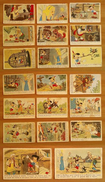 PINOCCHIO Serie quasi Completa 1/24 (-4) - ill. DISNEY, anni '40 - Walt Disney - copertina