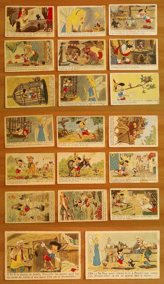 PINOCCHIO Serie quasi Completa 1/24 (-4) - ill. DISNEY, anni '40 - Walt Disney - copertina