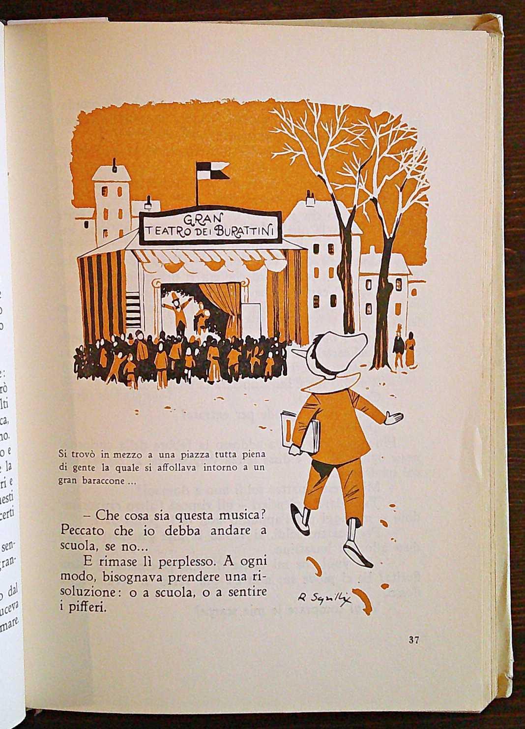 LE AVVENTURE DI PINOCCHIO - Collana Fanatsia, 1965 - ill. SGRILLI e FAINI