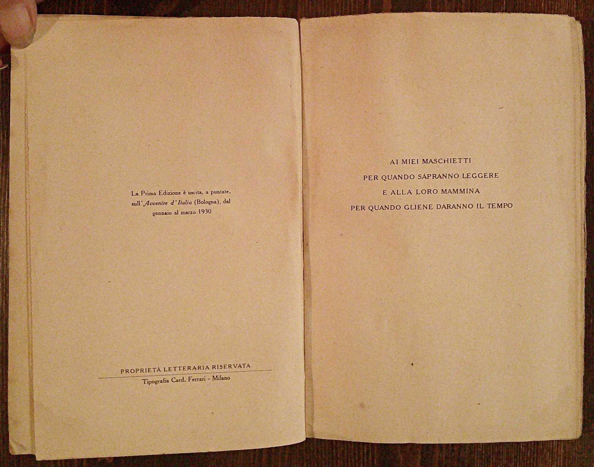 L' AMERICA QUATERNARIA, 1930 - con DEDICA AUTOGRAFA