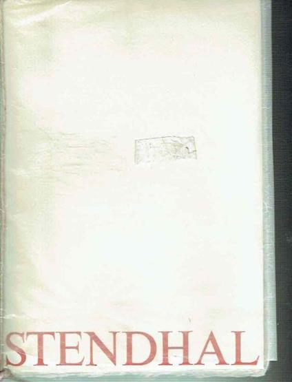 Stendhal - Sciascia Leonardo - copertina