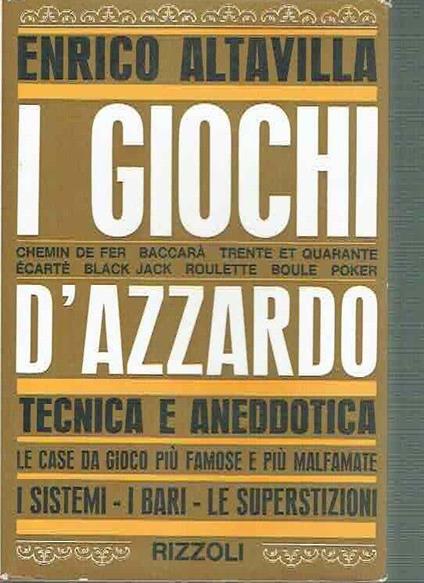 I Giochi D'azzardo - copertina
