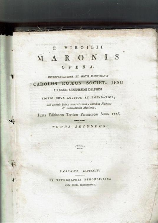 Publio Virginio Maronis Opera  - 2