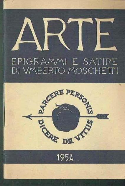 Arte Epigrammi e Satire di Umberto Moschetti - copertina