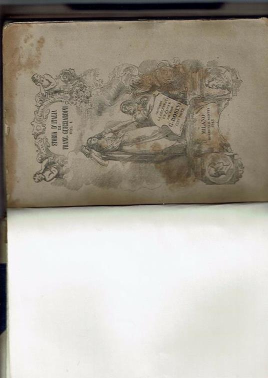 Storia D?Italia Di Franc. Guicciardini 3 Vol. 1843 - Francesco Guicciardini - copertina