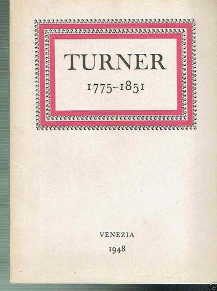 Turner 1775-1851 - copertina