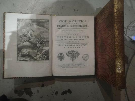 Storia Critica Delle Pratiche Superstiziose - copertina