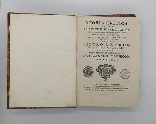 Storia Critica Delle Pratiche Superstiziose - 4