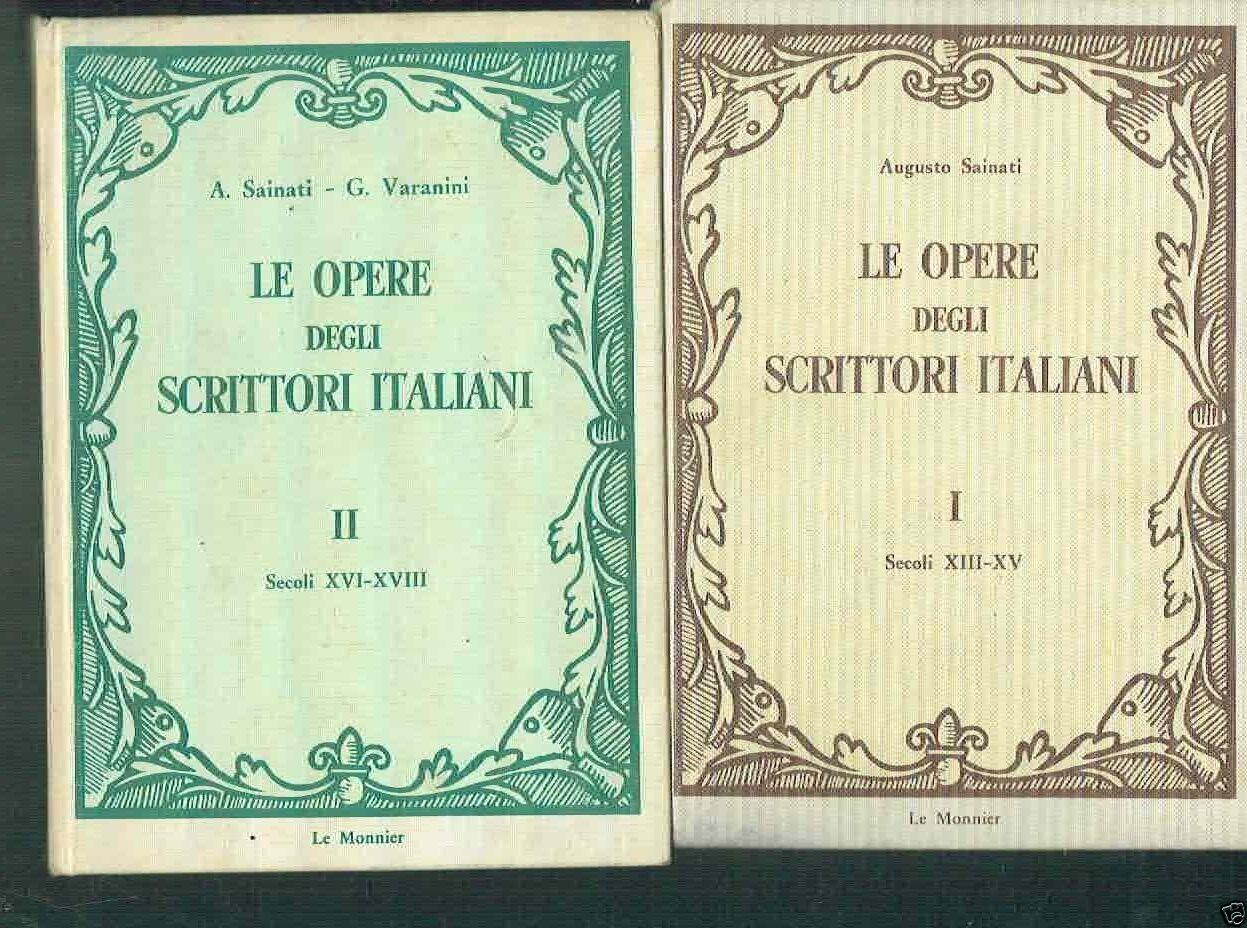 Le Opere Degli Scrittori Italiani