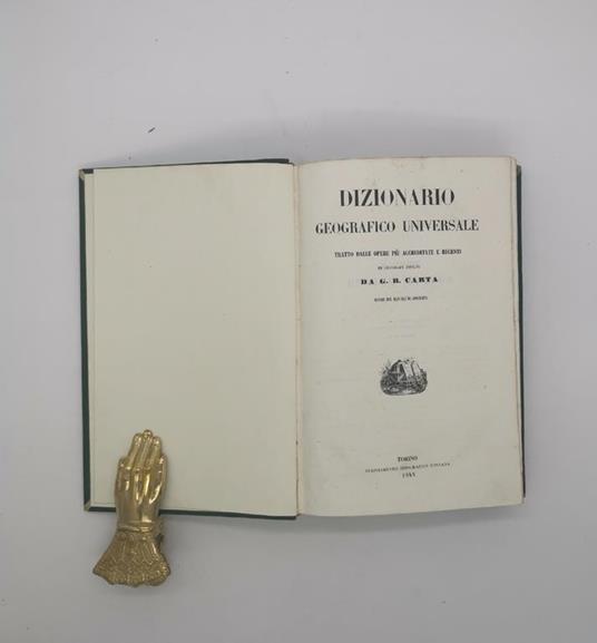 Dizionario Geografico Universale. G.B. Carta - 3