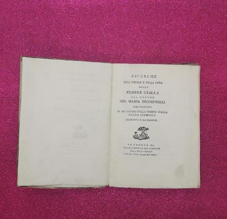 ricerche sull'indole e sulla cura della febbre gialla del dottor zecchinelli - 2