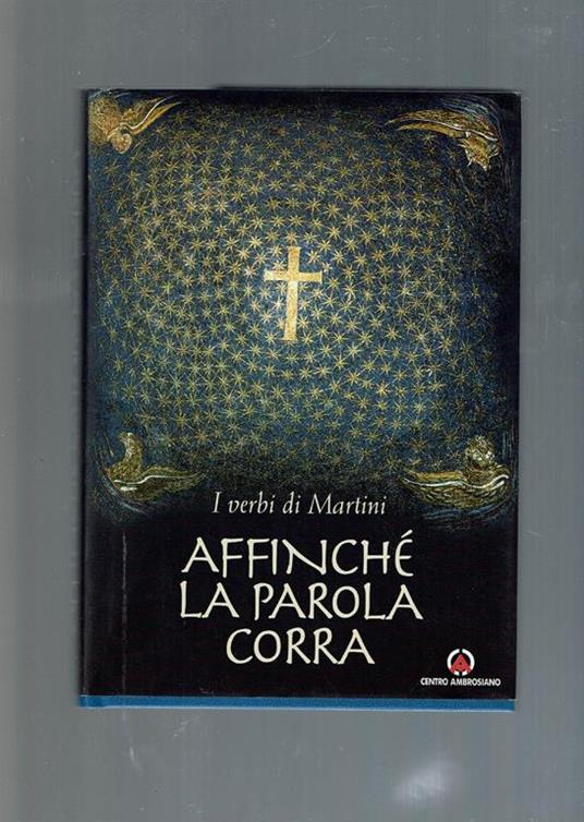 Affinchè la parola corra : i verbi di Martini - copertina