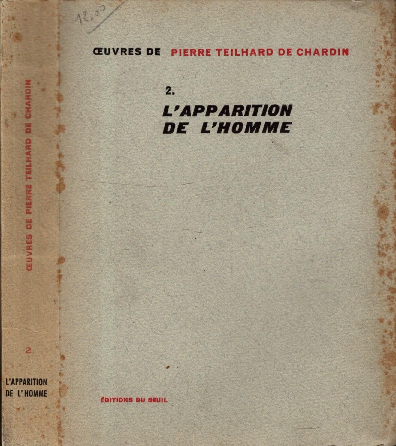 Oeuvres 2. L'apparition de l'homme