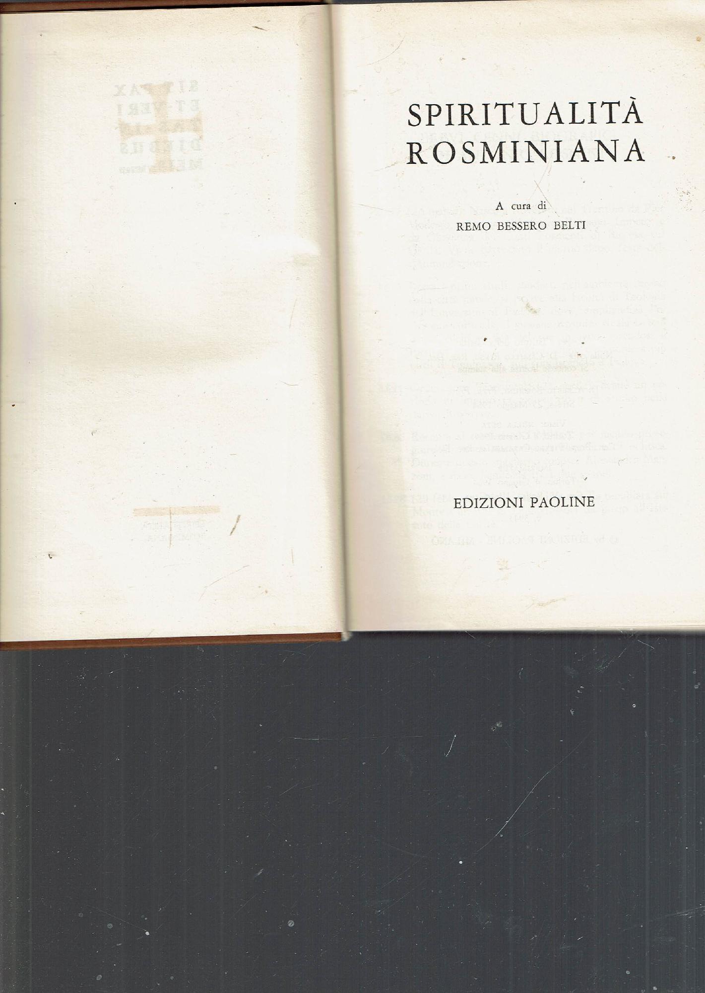 Spiritualità Rosminiana